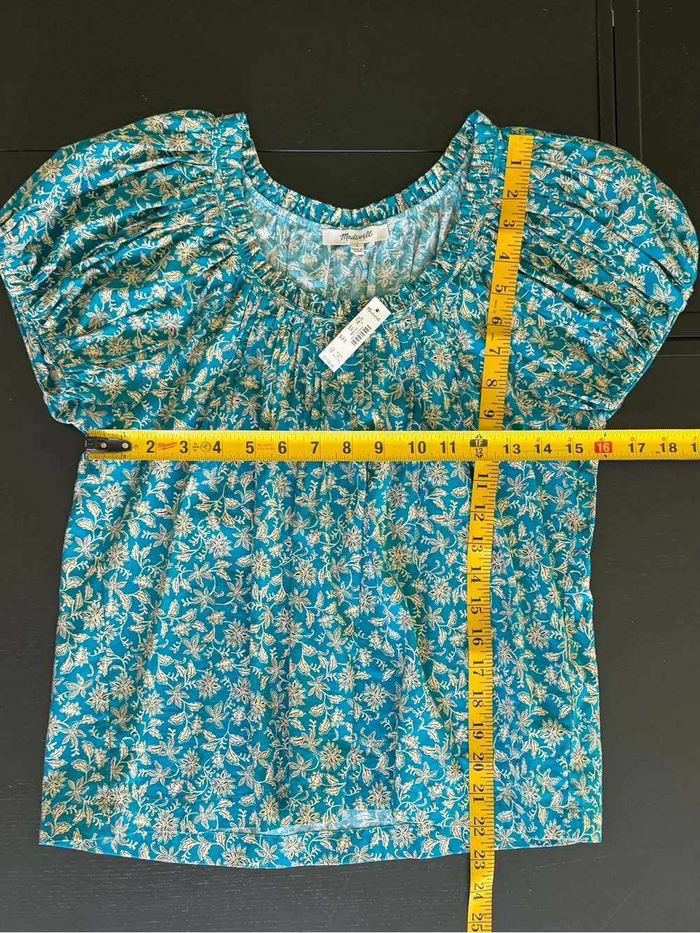 Madewell soft teal